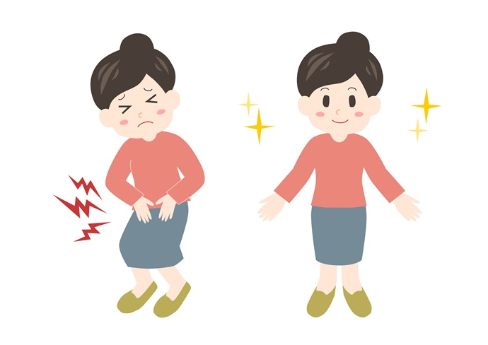 元気になった女性イメージ