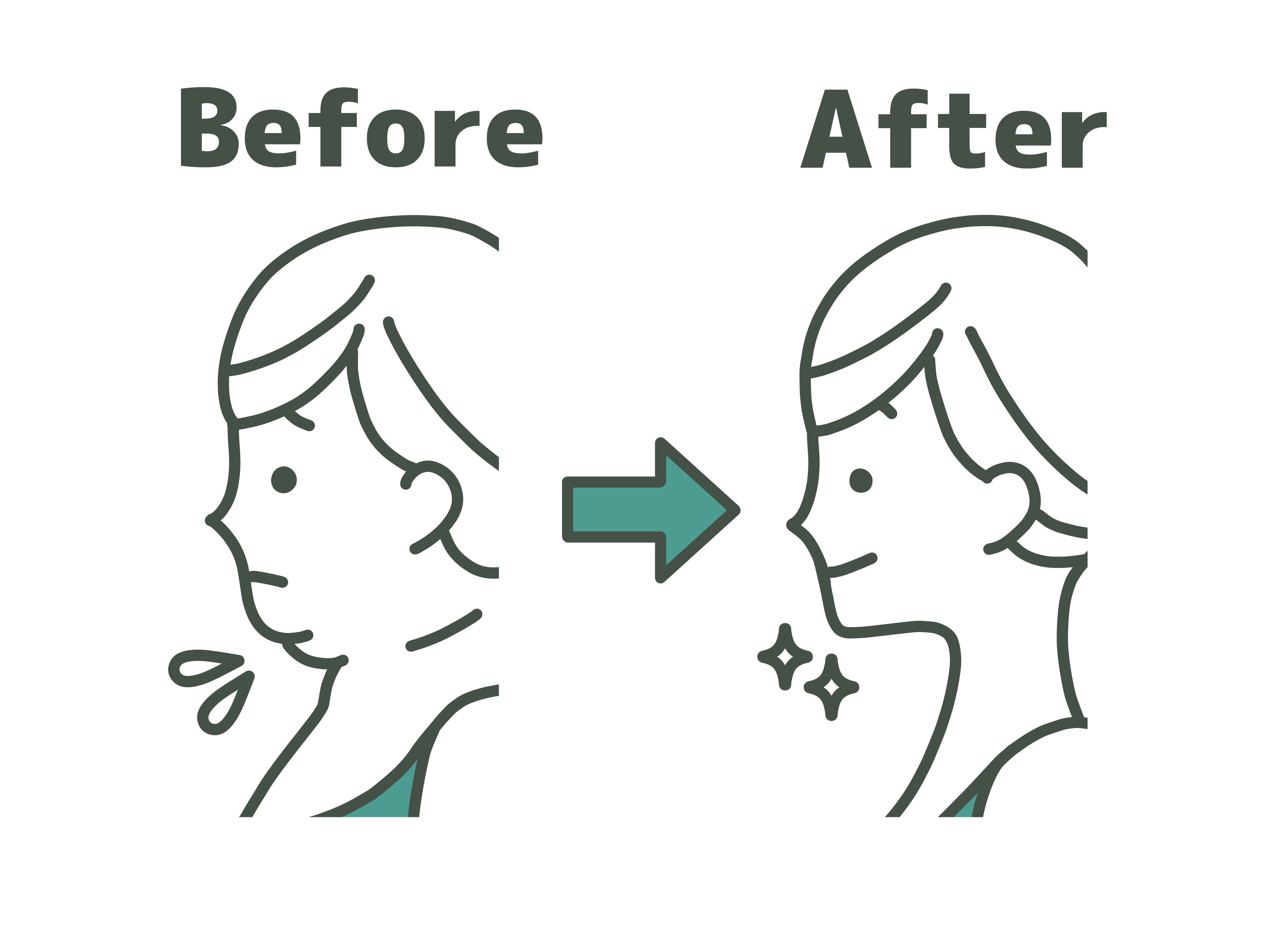 小顔イメージイラスト